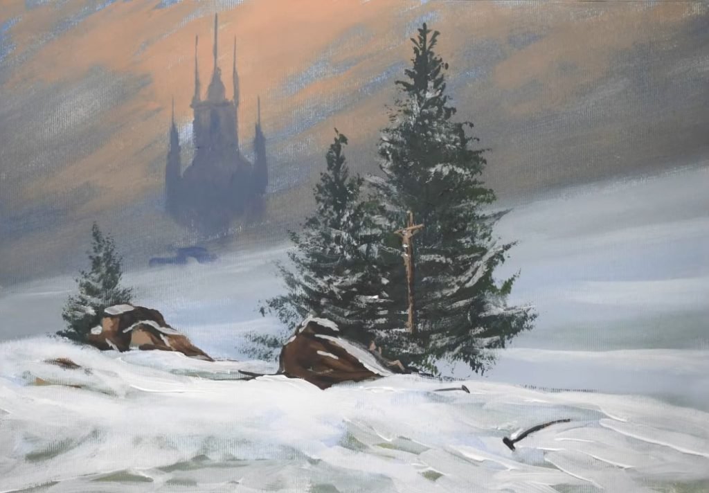 Winter Landscape Caspar David Friedrich