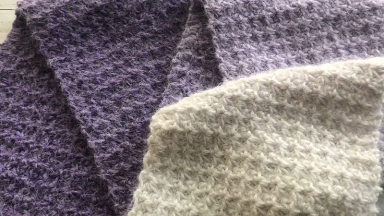 Caron Crochet Waves Scarf