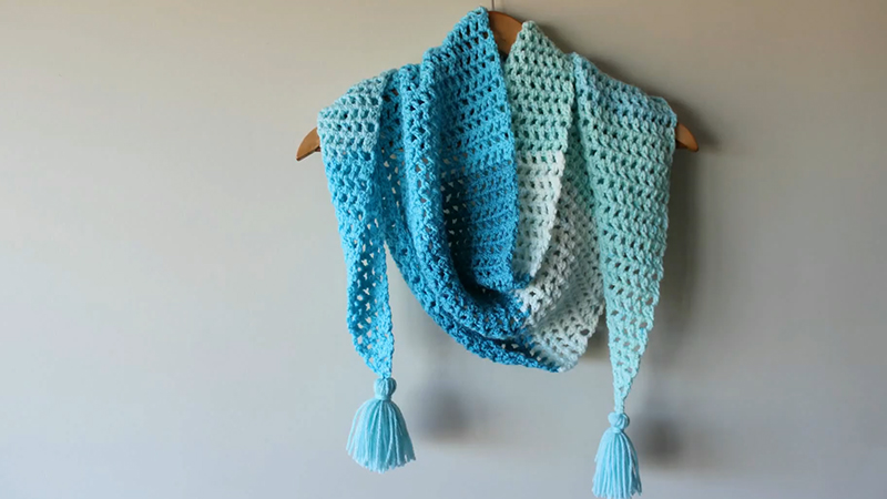Desert Winds Scarf Crochet Pattern