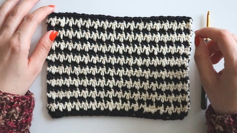 Easy Lengthwise Houndstooth