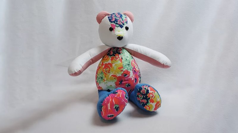 Baby Clothes Memory Bear