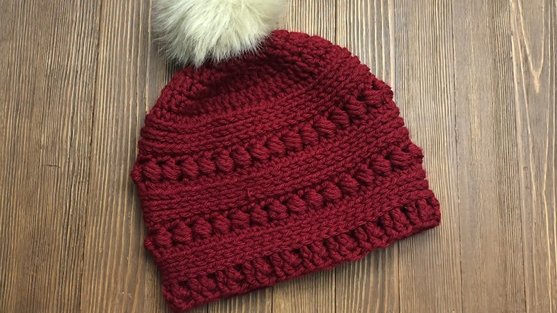 Bead Stitch Crochet Hat