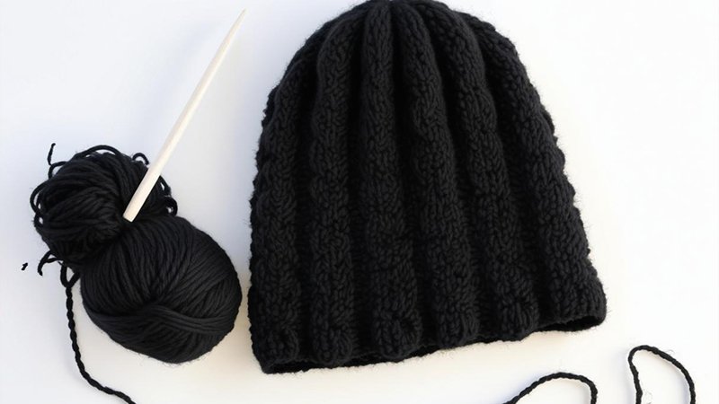 Chunky Ribbed Slouch Hat