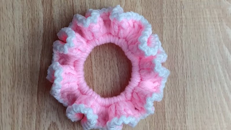 Crochet Hair Scrunchie Pattern