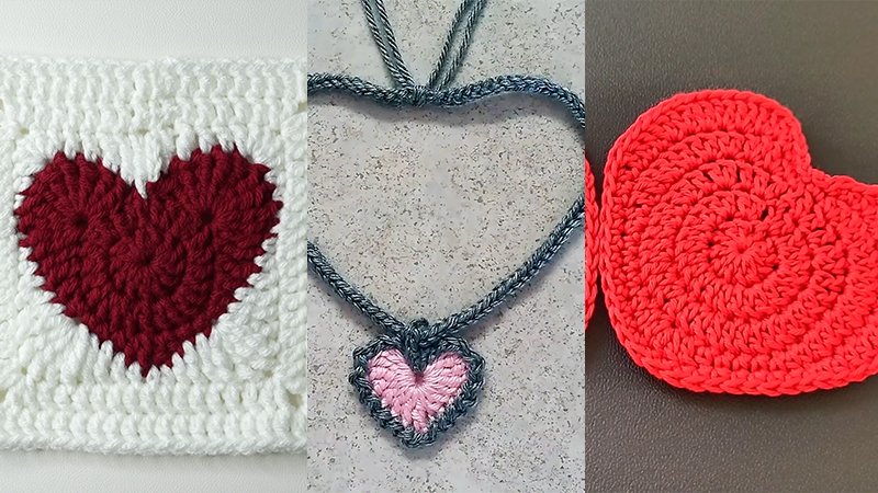 Crochet Heart Pattern