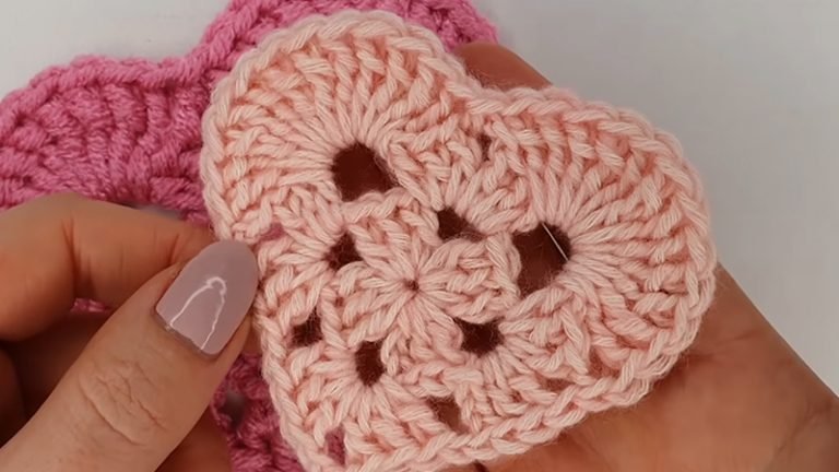 Granny Heart Coaster