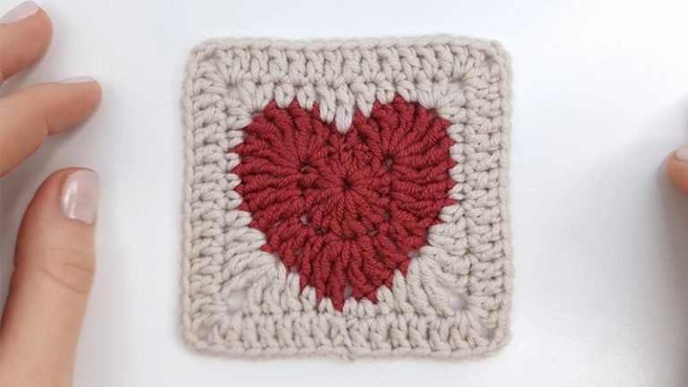 Heart Granny Square Pattern