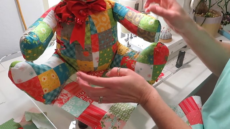Instructions for Making the Patchwork Bear Pattern