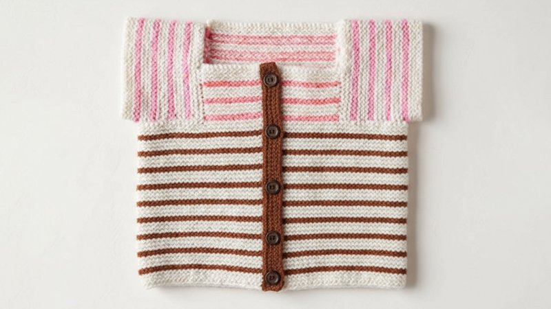 Little Baby Sweater In Posy