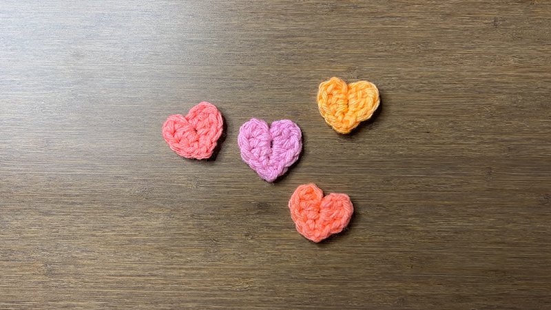 Mini Crochet Heart Pattern