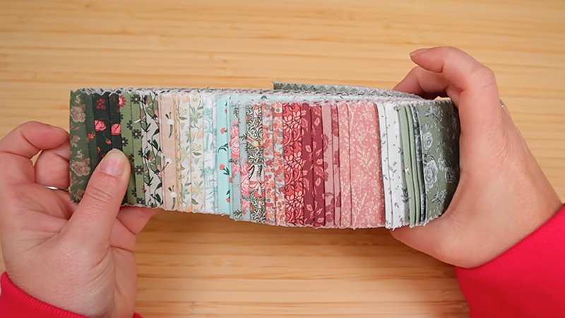 Prepare the Jelly Roll Strips