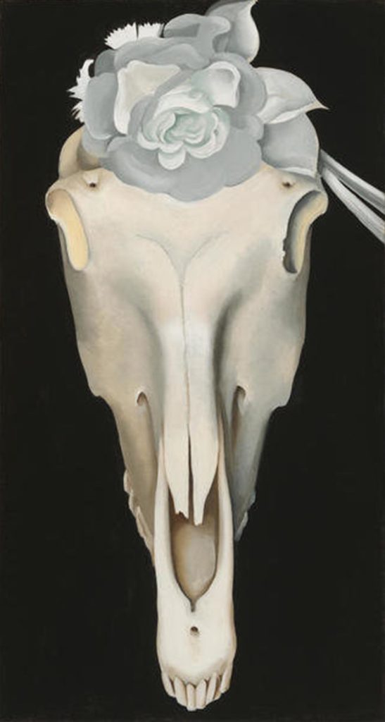 Horse Skull With White Rose 1931 – Georgia O’Keeffe