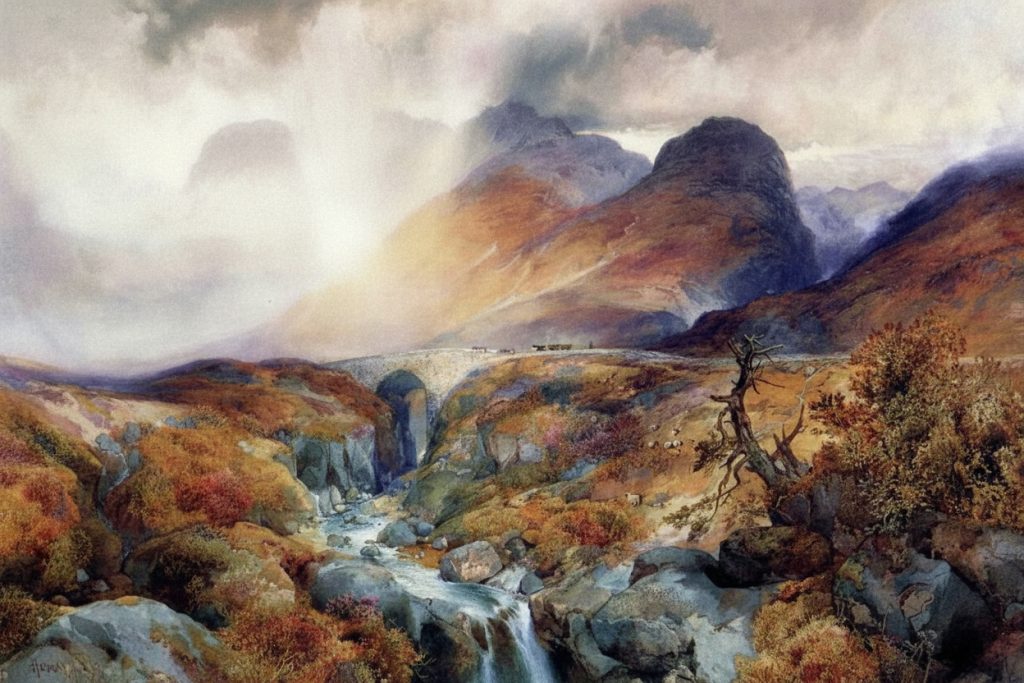 Pass at Glencoe Scotland – Thomas Moran