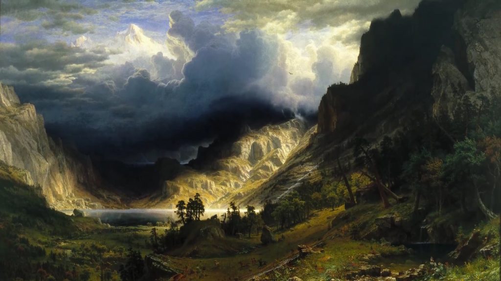 The Rocky Mountains – Albert Bierstadt