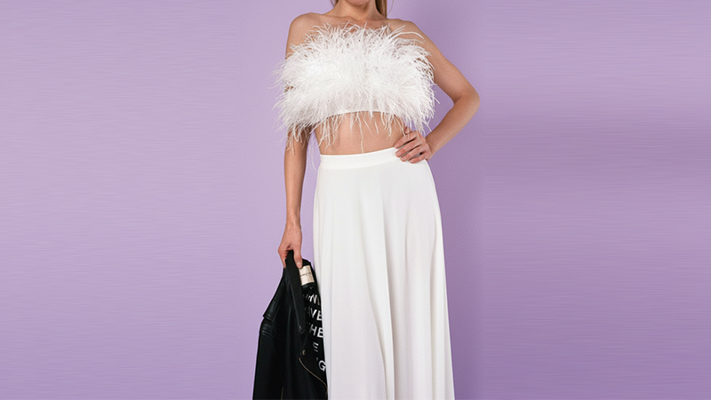 Aviana Feather Tube Top and The Glitz Peekaboo Skirt Pattern