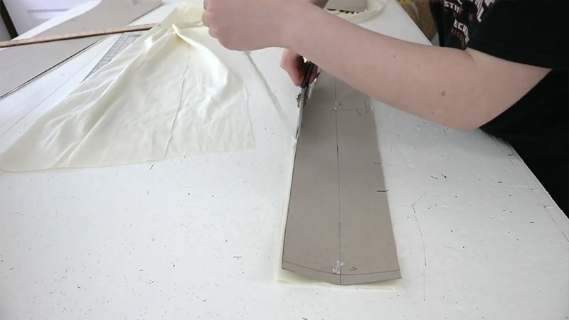 Cut the Apron Body and Ruffle