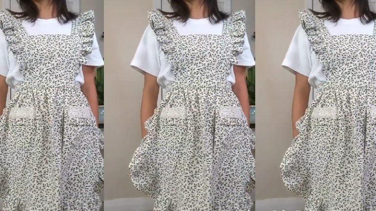 Easy Ruffled Apron