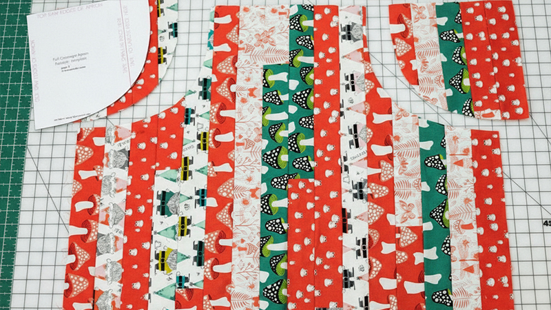 Instructions for Making the Mile a Minute Jelly Roll Apron Pattern