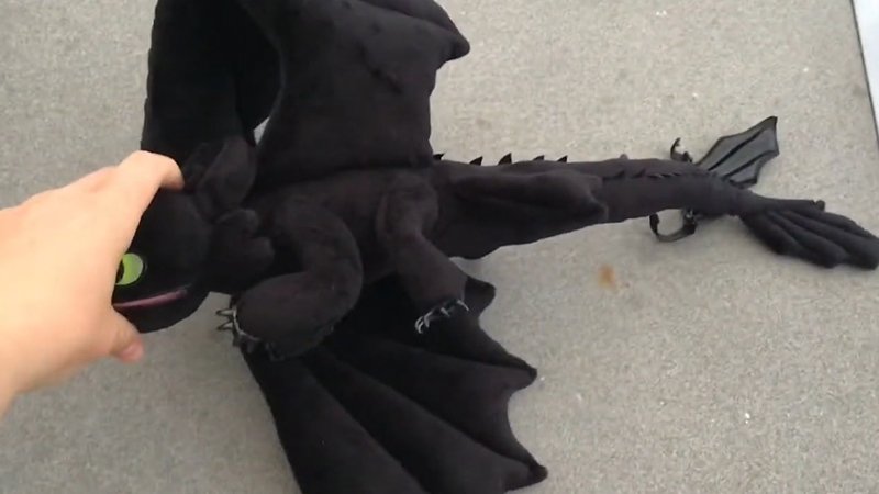 Instructions for Making the Night Fury Plush Toy Pattern