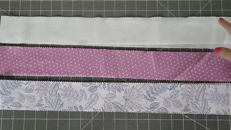 Organize and Combine Fabric Strips