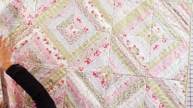 Quilt As You Go Strip Quilt