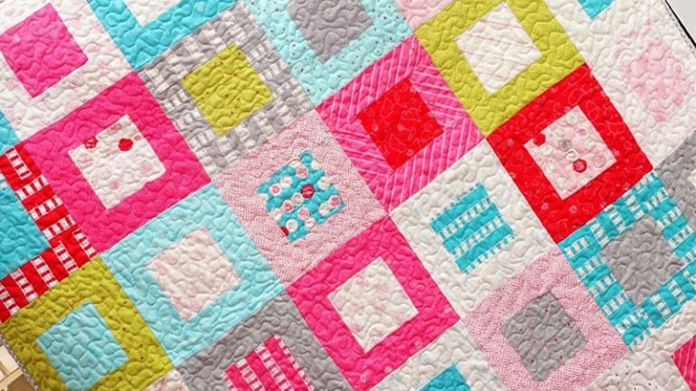 Sew Stitchy Squares Quilt pattern