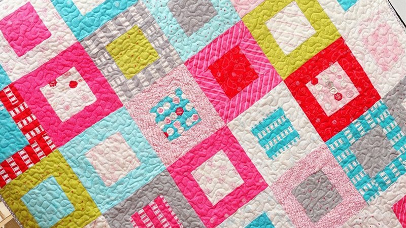 Sew Stitchy Squares Quilt pattern