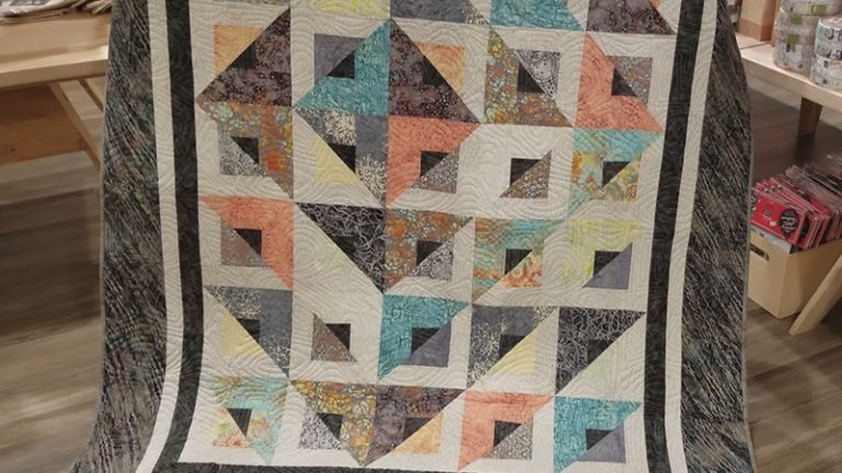 Strip Tube Quilt pattern