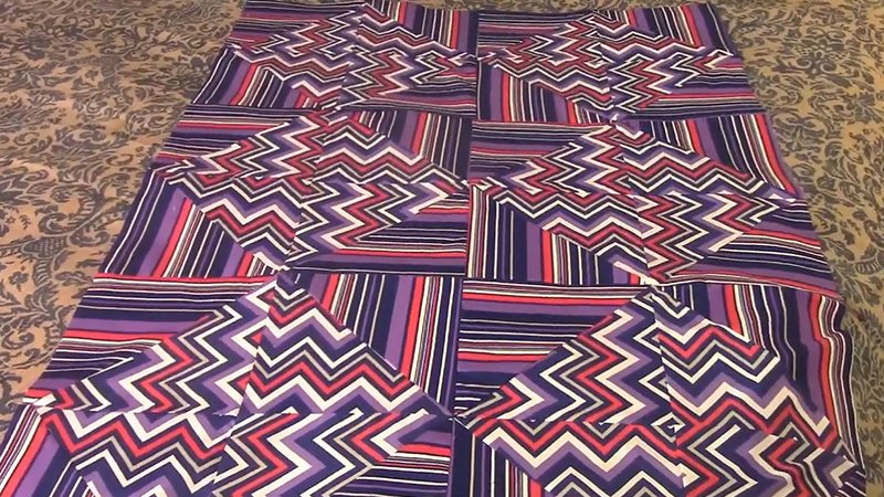 Striped Chevrons Quilt Top pattern