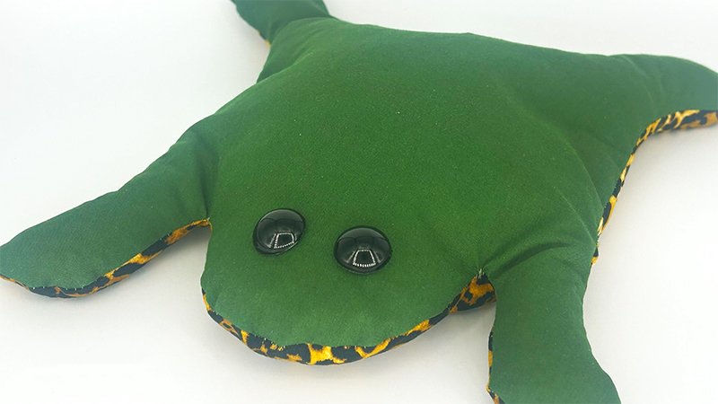 Swamp Fun Bean Bag Frog pattern