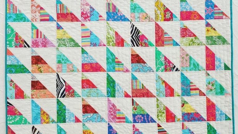 To The Point Jelly Quilt pattern