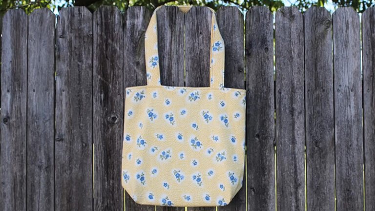 Easy Bag with 1 Yard of Quilting Cotton