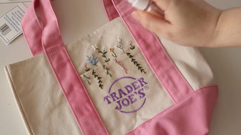 Embroidered Tote Bag Pattern