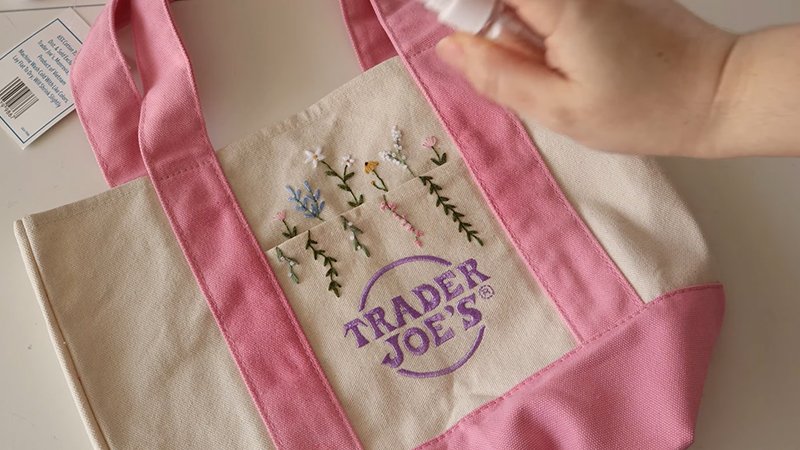 Embroidered Tote Bag Pattern