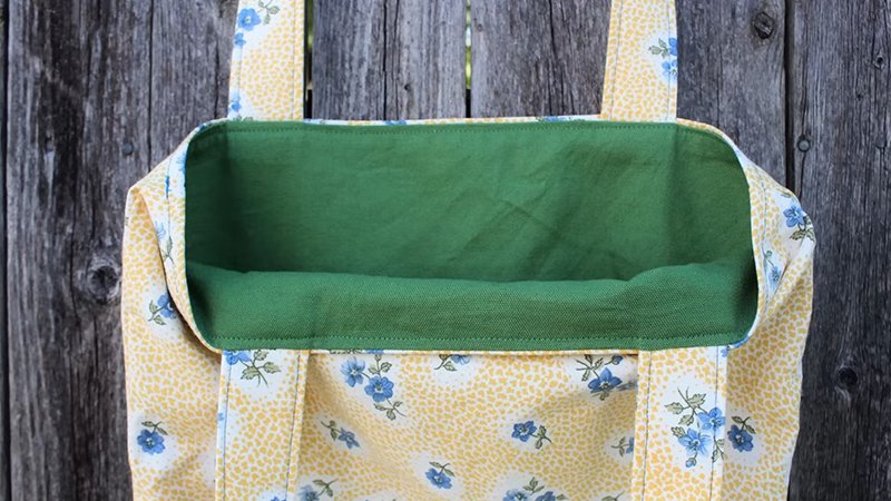 Instructions for Making the Easy Bag with 1 Yard of Quilting Cotton Pattern