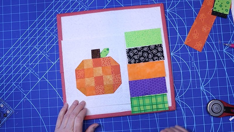 Instructions for Making the Pumpkin Patch Halloween Mug Rug Pattern