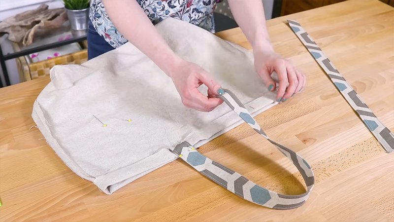 Instructions for Making the Reversible Grocery Tote Pattern