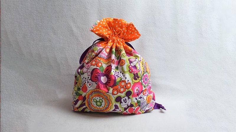 Japanese Style Drawstring Bag
