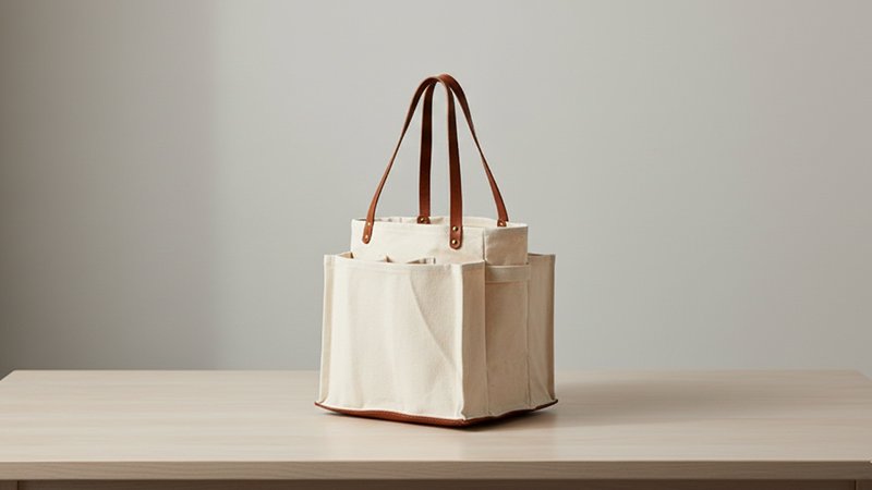 Market Tote with Side Pockets Pattern