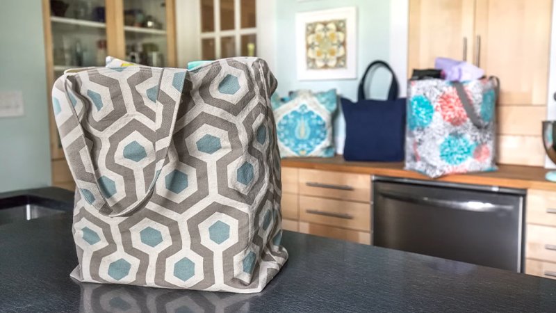 Reversible Grocery Tote Pattern