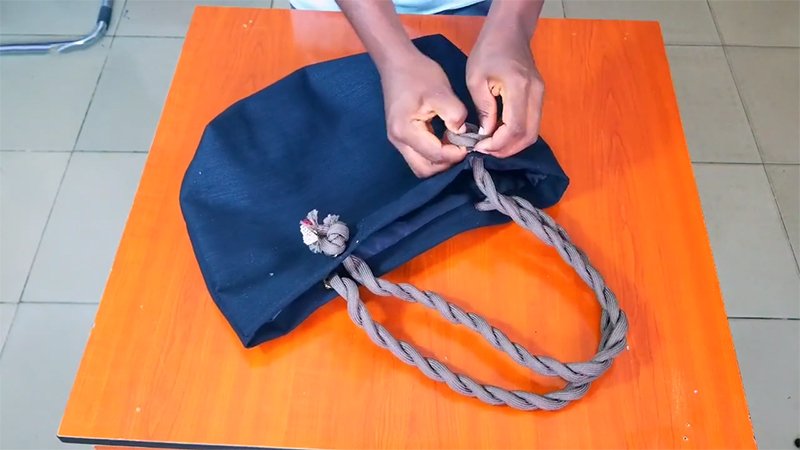 Rope Handle Tote Bag