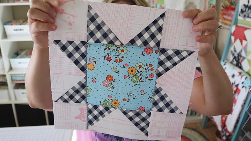 Sawtooth Star Band Pillowcase