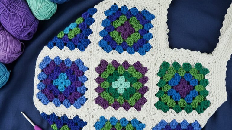C2C Granny Square Bag Pattern