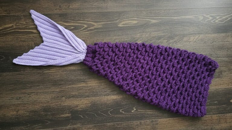 Enchanting Mermaid Tail Blanket Pattern