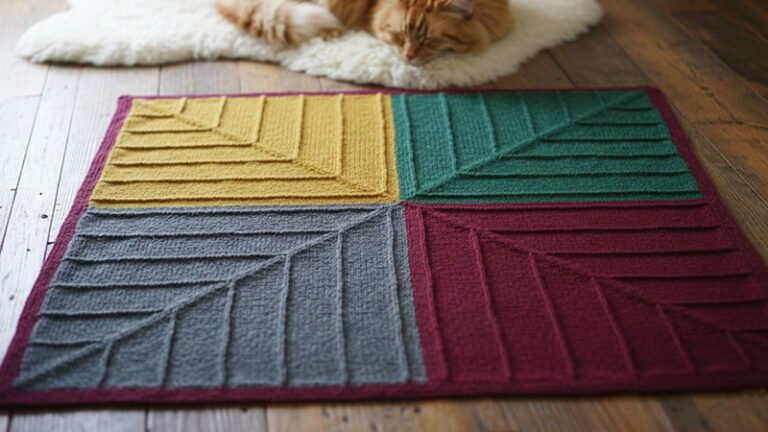 Four Corners Blanket Patten