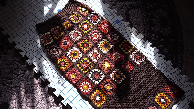 Granny Square Skirt