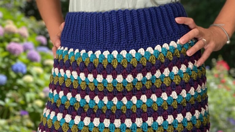 Granny Stripe Skirt Pattern