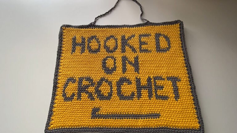 Hooked on Crochet Wall Hanging