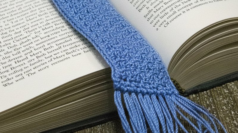 Lemon Peel Crochet Bookmark
