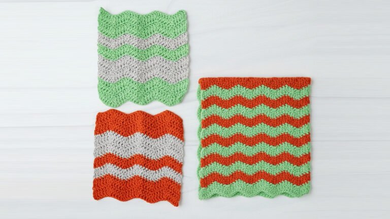 Multi Chevron Washcloth